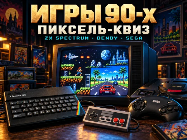 Игры 90‑х: пиксель‑квиз
